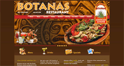 Desktop Screenshot of botanasrestaurant.com